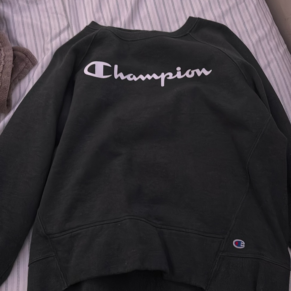 Dark grey Champion hoodie
